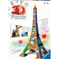 Ravensburger Puzzles 3D|Puzzle 3D Tour Eiffel - 216 Pieces