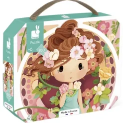 Janod Puzzles Enfants De 50 À 249 Pièces|Puzzle Inspire De Mucha 100 Pieces