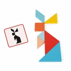 Janod Puzzle Bébé / Enfant|Puzzle J'Apprends Les Formes Le Tangram - Essentiel