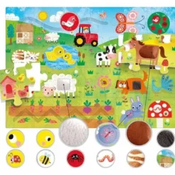 Headu Puzzle Bébé / Enfant|Puzzle Montessori Tactile