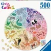 Ravensburger Puzzle 500 À 1000 Pièces|Puzzle Rond 500 Pieces - Animaux