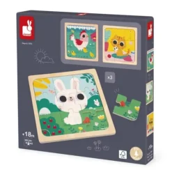 Janod Puzzles Bois|Puzzles En Bois 9 Pieces