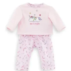 Corolle Accessoires Poupées|Pyjama Licorne - Poupee Ma 36 Cm