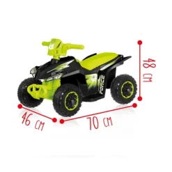 SUN and SPORT Quad Electrique R-Quad Black 6 Volt- Quads Électriques