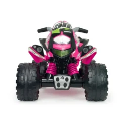 Injusa Quad The Beast 12V Kawasaki Rose- Quads Électriques