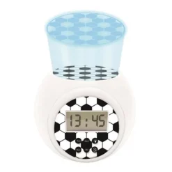 Lexibook Réveil Football Rond Avec Projecteur- Radios Réveil