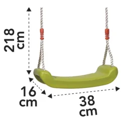 SUN and SPORT Siege De Balancoire En Plastique- Balancoires Et Portiques