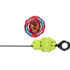 Hasbro Starter Pack Beyblade Burst Quadstrike - Toupie Zeal Achilles A8- Jeux De Récréation