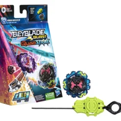 Hasbro Starter Pack Beyblade Burst Quadstrike - Toupie Et Lanceur- Jeux De Récréation