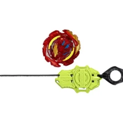 Hasbro Starter Pack Beyblade Burst Quadstrike - Toupie Stellar Hyperion H8 Et Lanceur- Jeux De Récréation