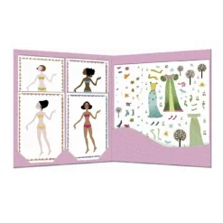 Djeco Stickers Robes Des 4 Saisons- Découpage, Collage, Pliage