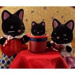 Sylvanian Families Heros & Univers|- 5530 - La Famille Chat Magicien