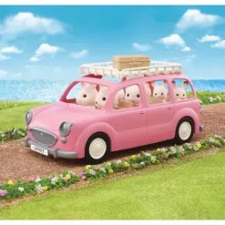 Sylvanian Families Heros & Univers|- 5535 - Le Monospace Rose Et Set De Pique-Nique