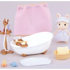 Sylvanian Families Heros & Univers|- 5022- Baignoire Et Douche
