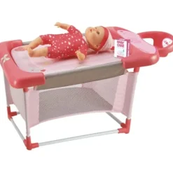 LOVE BEBE Accessoires Poupons|Table A Langer Poupon 6 Accessoires - Nursery 3 En 1