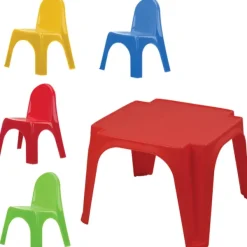 SUN and SPORT Table Avec 4 Chaises- Tables Et Chaises De Jardin