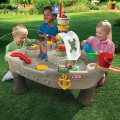 Little Tikes Table Jeux D'Eau Bateau Pirates- Bacs À Sable