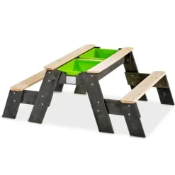 Exit Toys Table Sable Et Eau Aksent Avec Bancs- Bacs À Sable