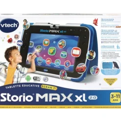 VTech Tablette Storio Max Xl 2.0 Bleue- Tablettes Et Téléphones