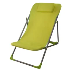 Logitoys Transat De Plage Vert- Jeux De Plage