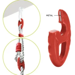 Soulet Trapeze Et Anneaux Plastique Pour Portique- Balancoires Et Portiques