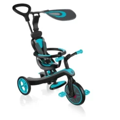 Smoby Tricycles|Tricycle Baby Balade 2 - Tricycle Evolutif Avec Roues Silencieuses - Dispositif Roue Libre - Vert