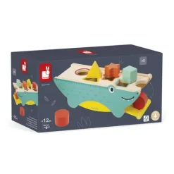 Janod Trieur De Formes Crocodile- Jouets À Emboîter, À Empiler