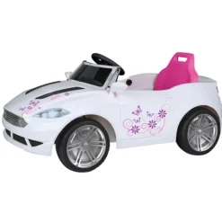 SUN and SPORT Voiture Electrique 6V Blanche- Voitures Électriques