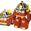 Silverlit Heros & Univers|Voiture Robot Transformable 2 En 1 - Roy - Robocar Poli - Pompier